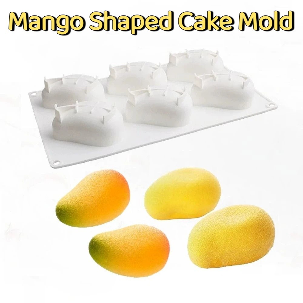 Candle Making Class - 6 Cavity Mango Shaped Cake Mold
