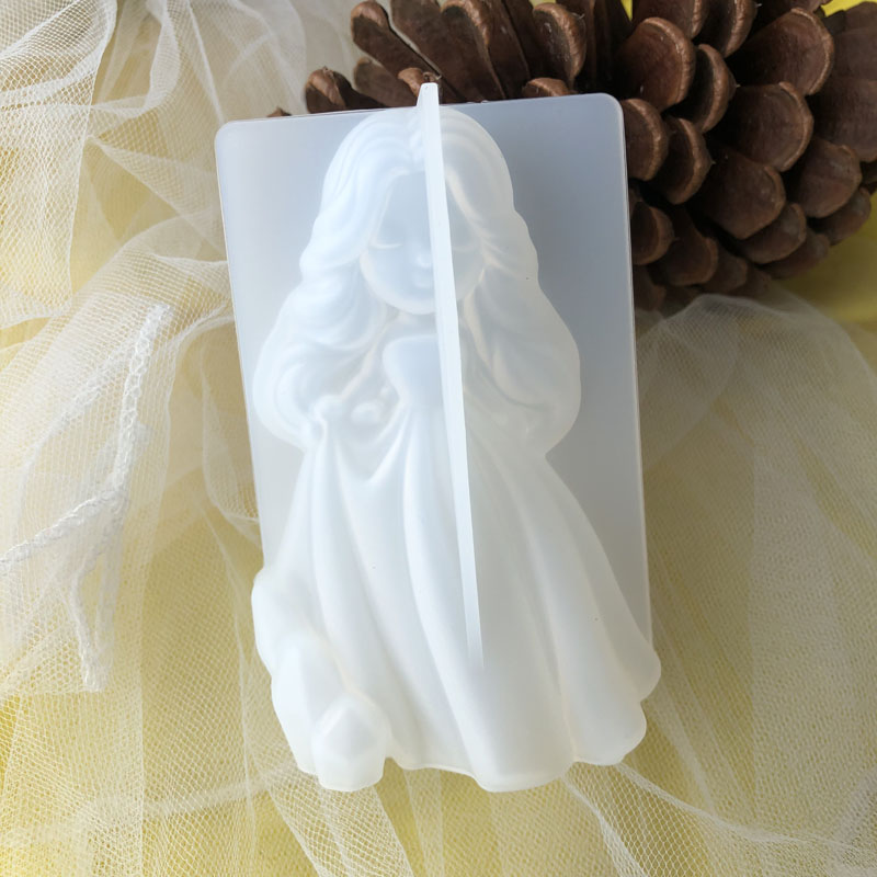 3D Cute Princess Silicone Cand - огляд і ціна Candle Making Design