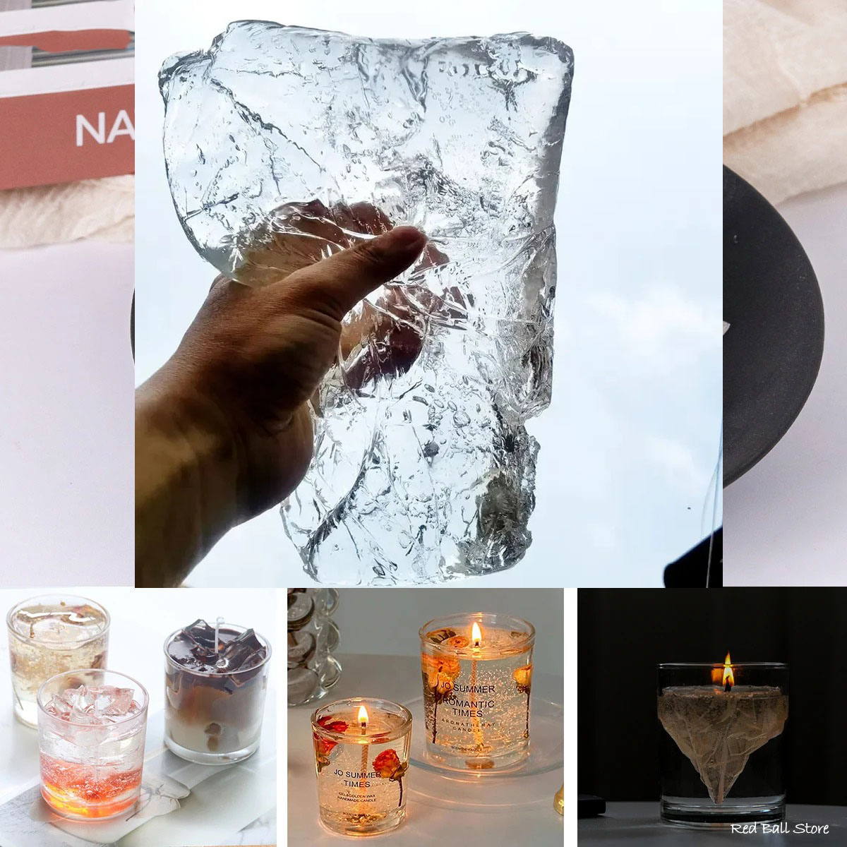 100G Jelly Wax Wholesale DIY H - огляд і ціна Candle Making Raw Material Wholesale