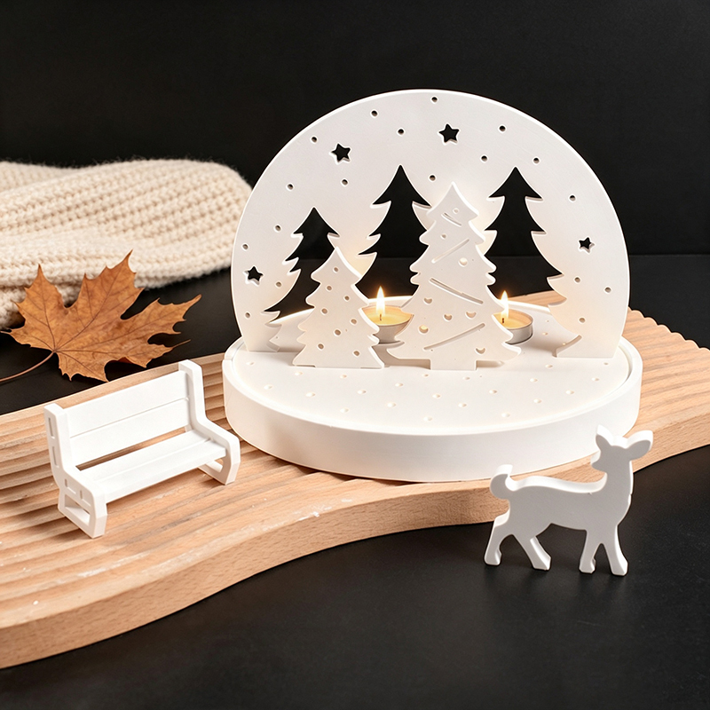 Christmas Elk Tealight Candle  - огляд і ціна Candle Making Design