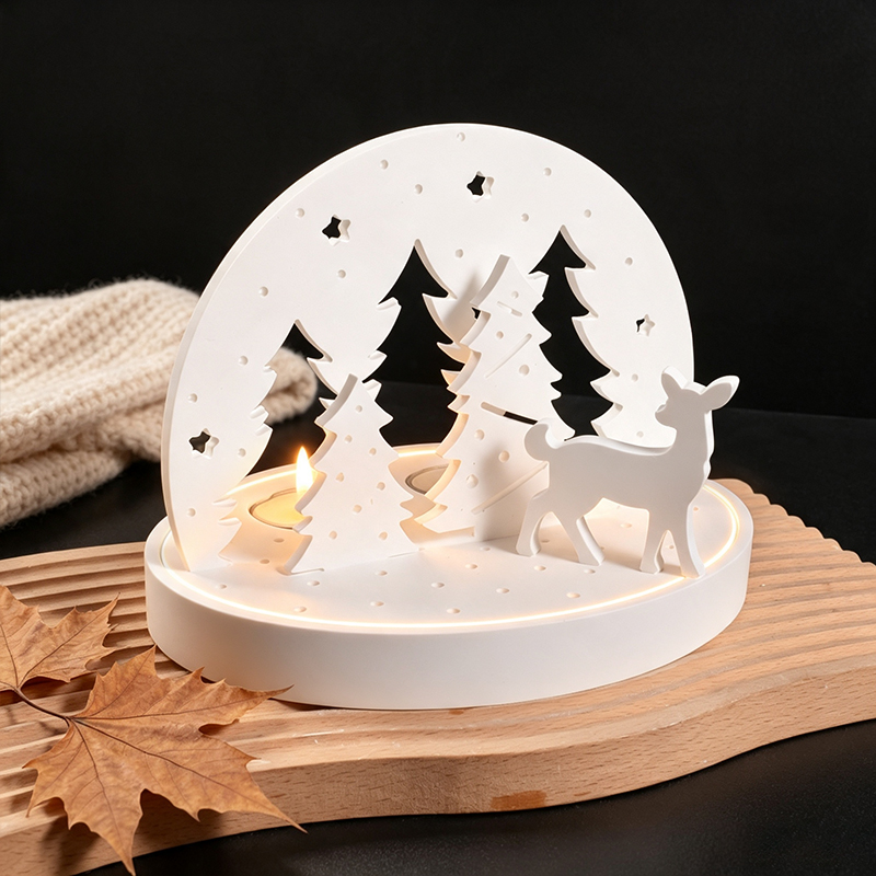Christmas Elk Tealight Candle  - огляд і ціна Candle Making Design