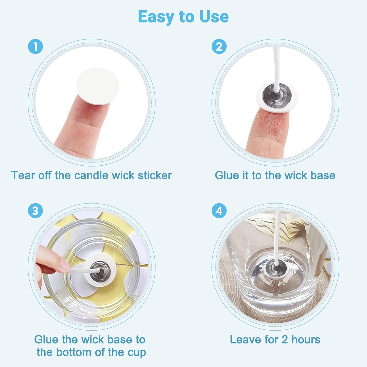 400PCS/100PCS Candle Wick Stic - огляд і ціна Candle Making At Home