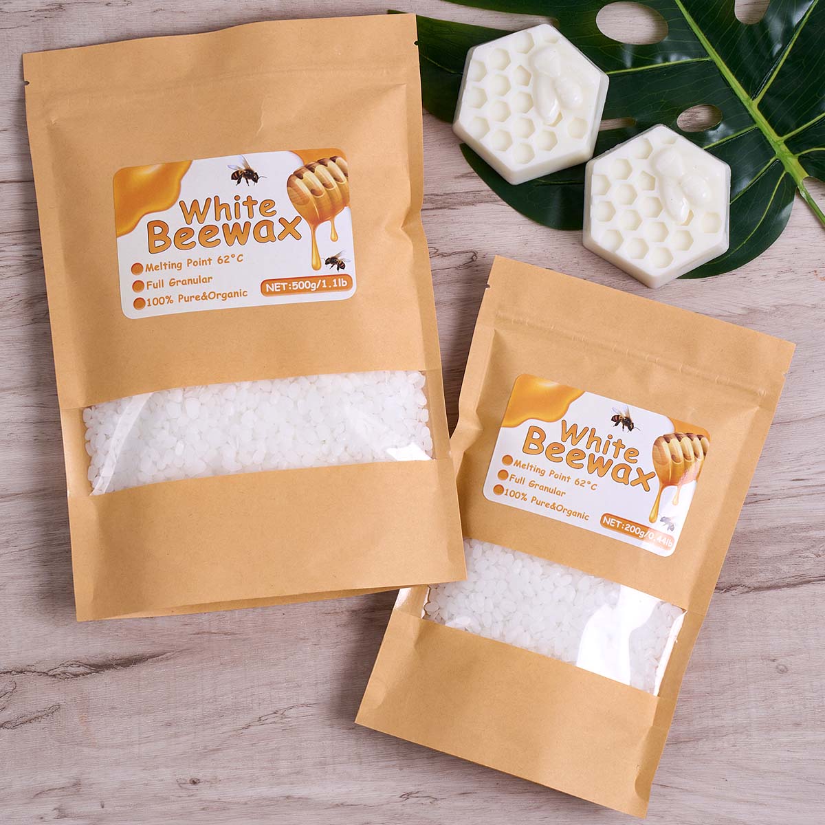 1000g White Beeswax DIY Candle - огляд і ціна Candle Making Kit For Beginners