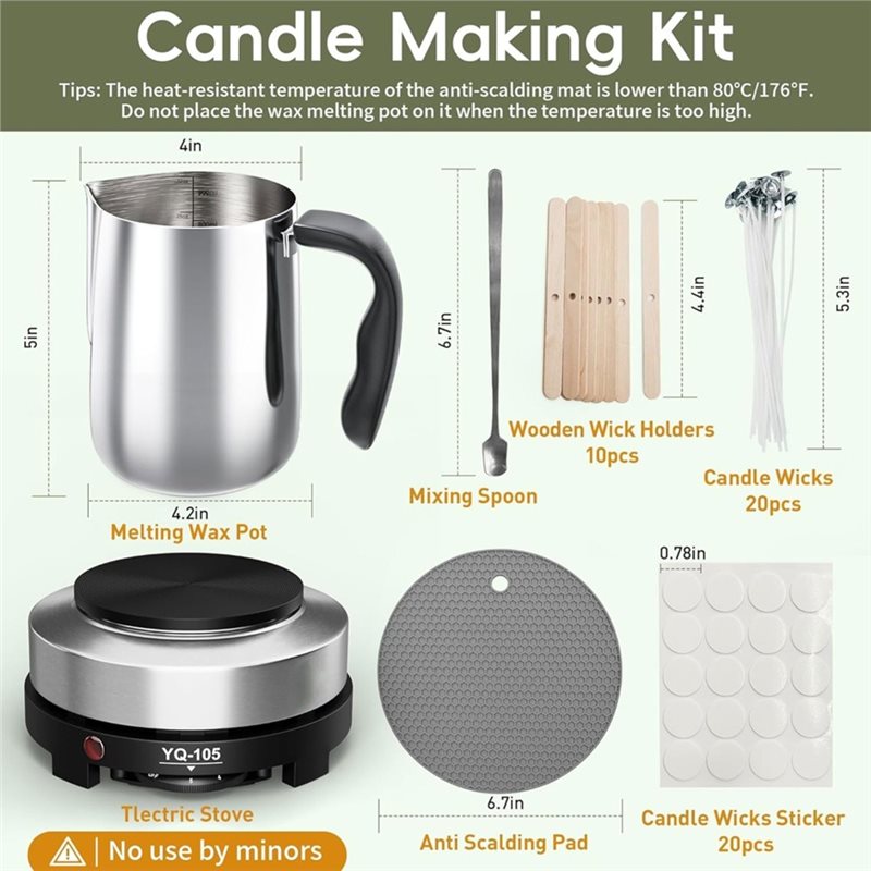 ABKS-Candle Making Kit With Ho - огляд і ціна Candle Making Kit For Beginners