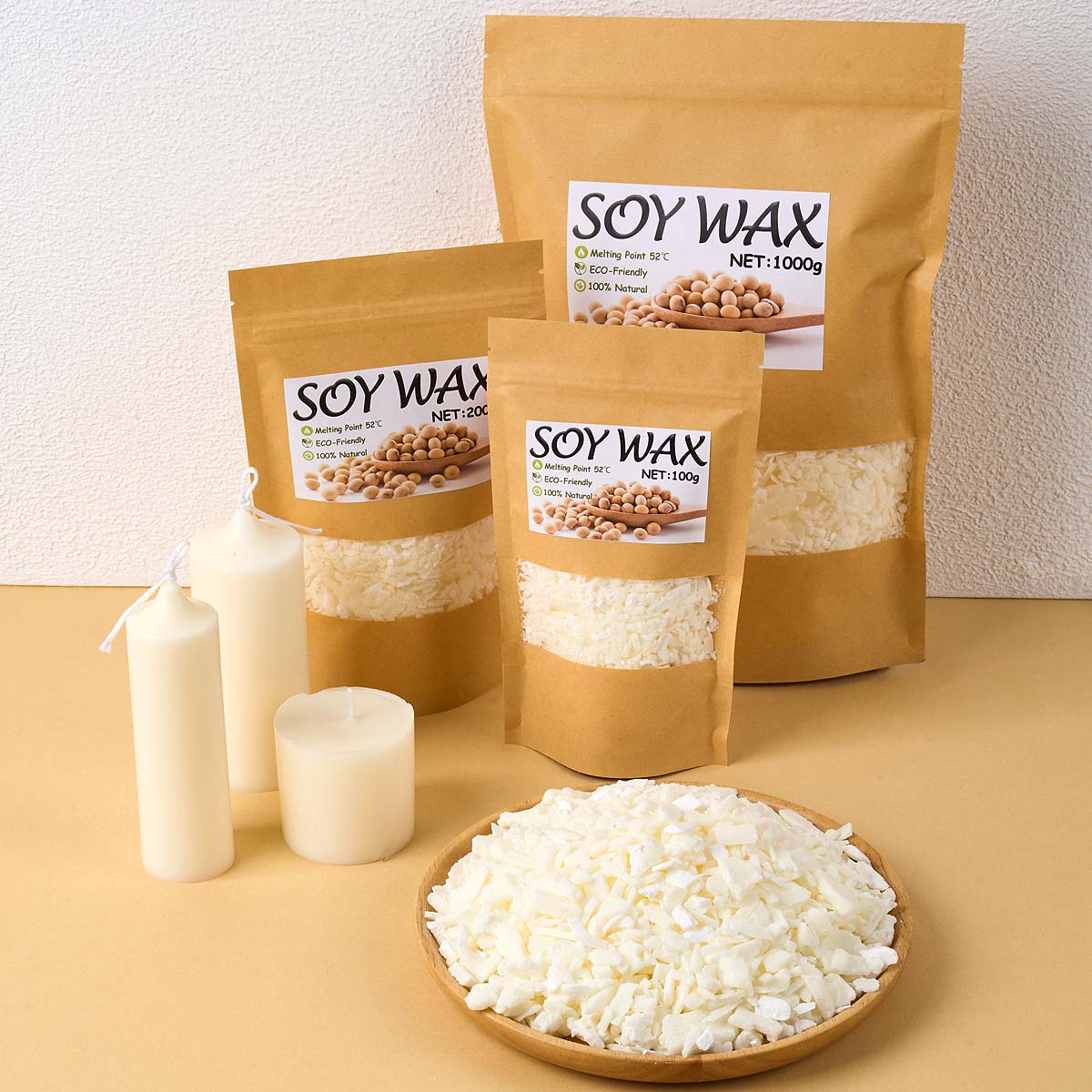 1 Pounds Pure White Soy Wax Fo - огляд і ціна Candle Making With Beeswax
