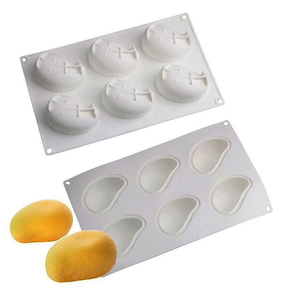 6 Cavity Mango Shaped Cake Mol - огляд і ціна Candle Making Class