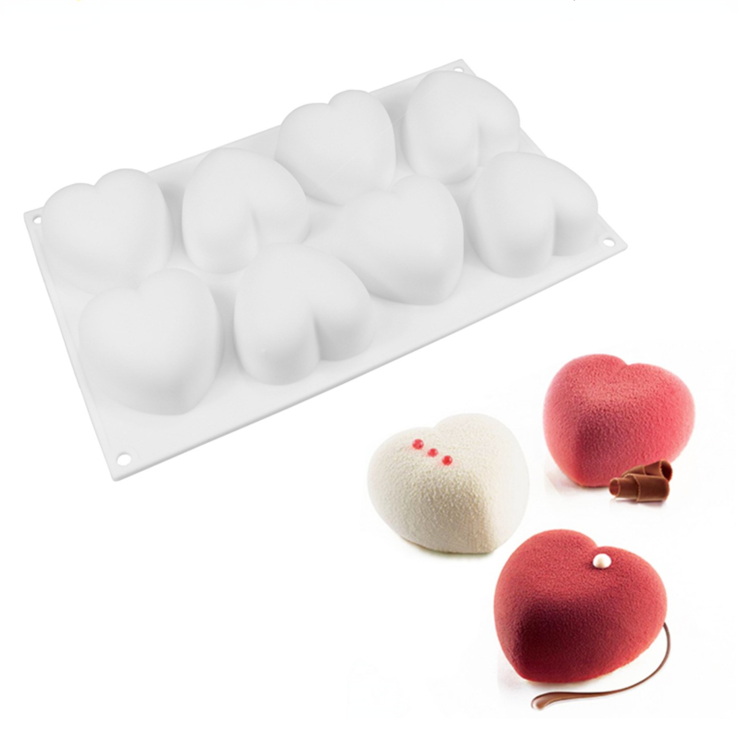 Love Heart Silicone Soap Mold  - огляд і ціна Candle Making At Home