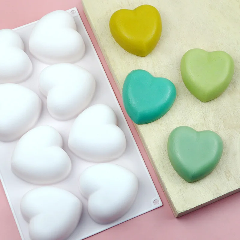 Love Heart Silicone Soap Mold  - огляд і ціна Candle Making At Home