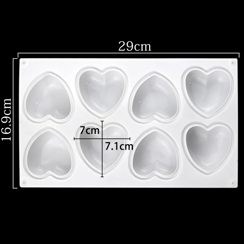 Love Heart Silicone Soap Mold  - огляд і ціна Candle Making At Home