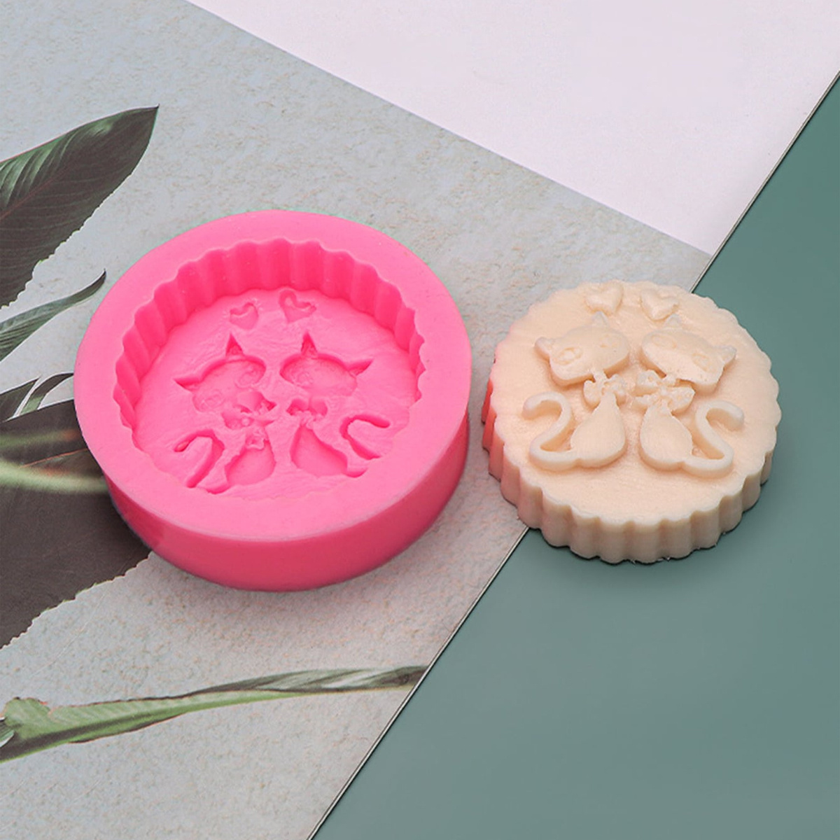 1-Piece Silicone Cat Soap Mold - огляд і ціна Candle Making With Beeswax