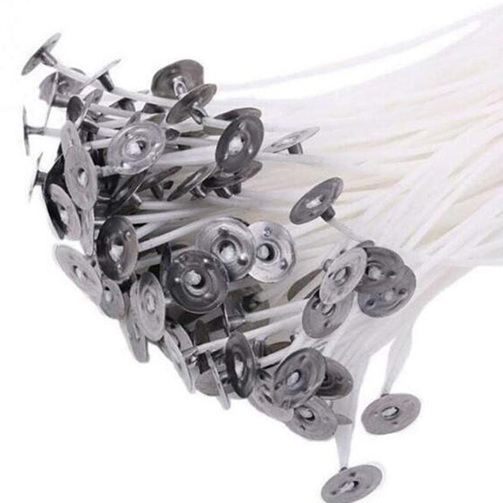 100 Pieces 9M Pre-waxed Wicks  - огляд і ціна Candle Making At Home