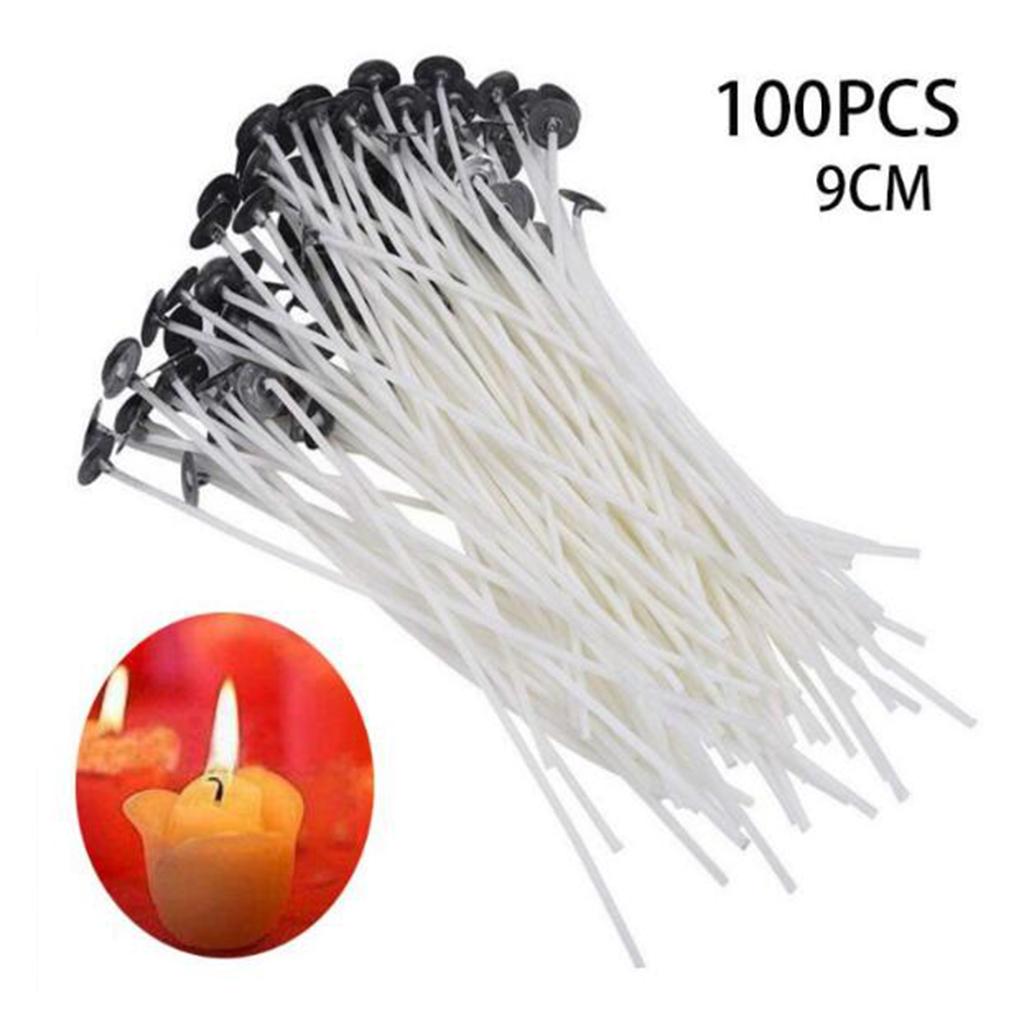 100 Pieces 9M Pre-waxed Wicks  - огляд і ціна Candle Making At Home