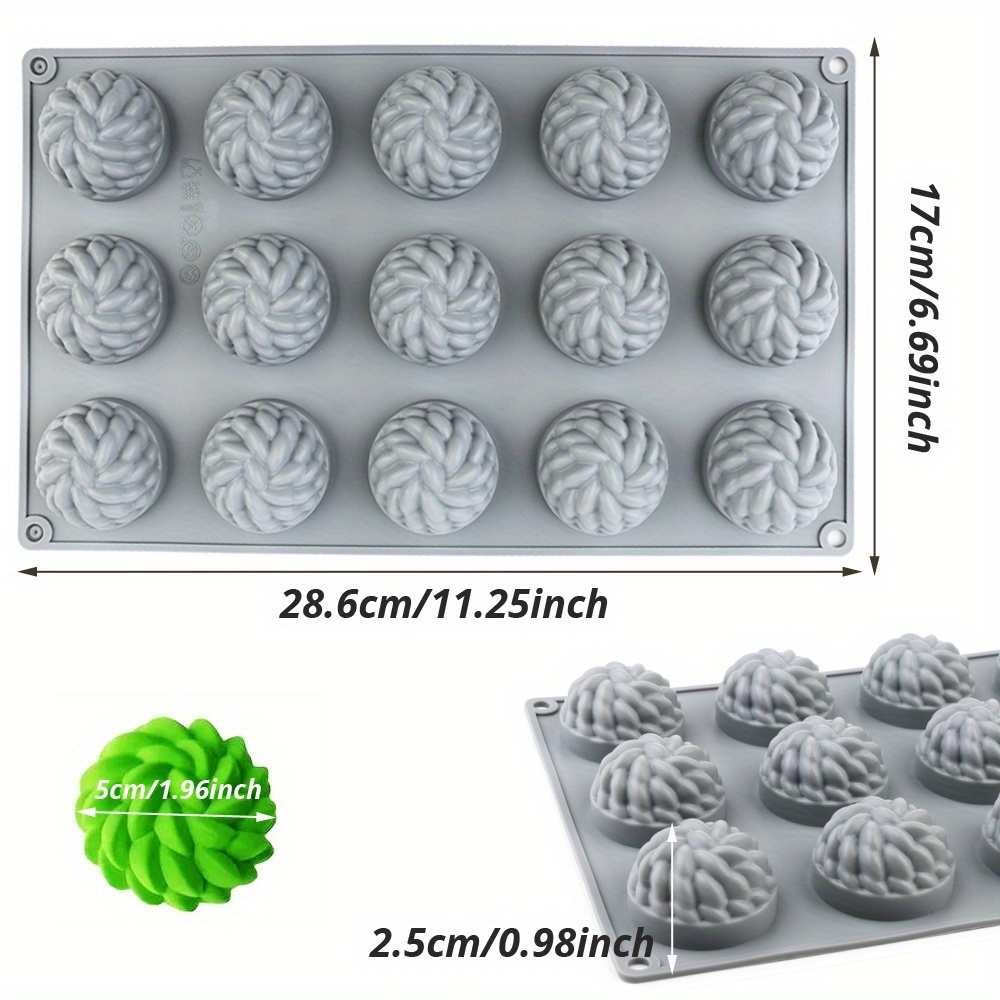 1Pc Cake Mold Santa Ana Floral - огляд і ціна Candle Making At Home