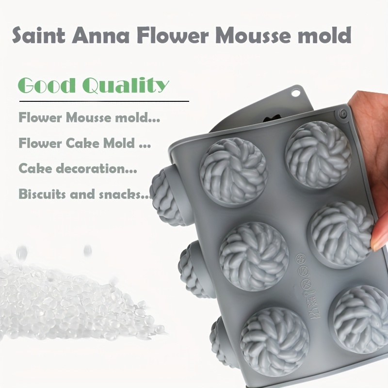 1Pc Cake Mold Santa Ana Floral - огляд і ціна Candle Making At Home