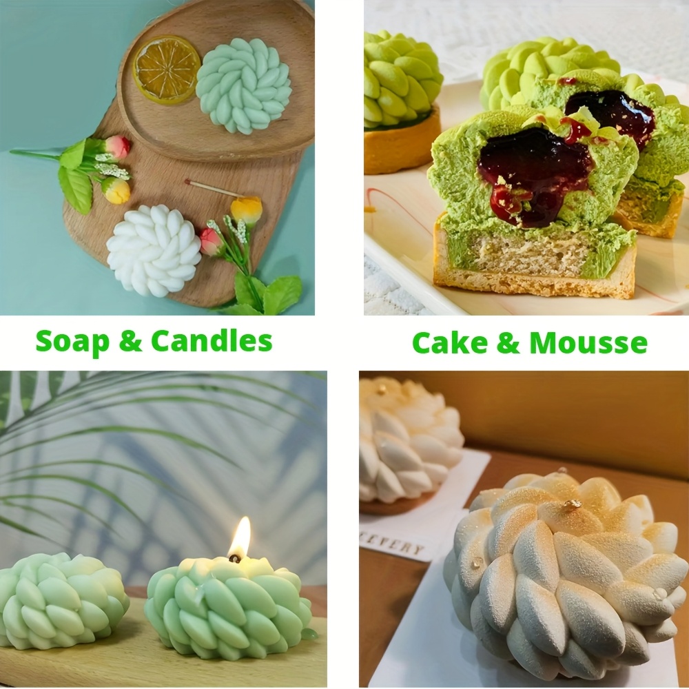 1Pc Cake Mold Santa Ana Floral - огляд і ціна Candle Making At Home