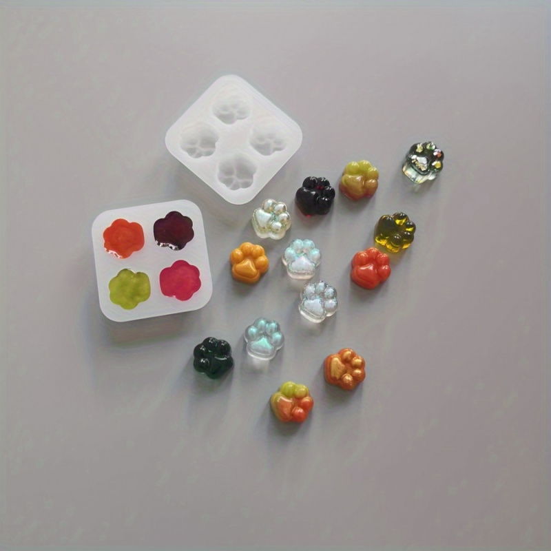 1Cat Paw Pattern Silicone Mold - огляд і ціна Candle Making Class