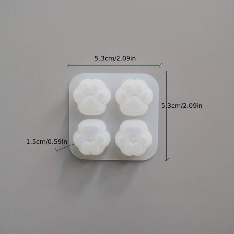 1Cat Paw Pattern Silicone Mold - огляд і ціна Candle Making Class