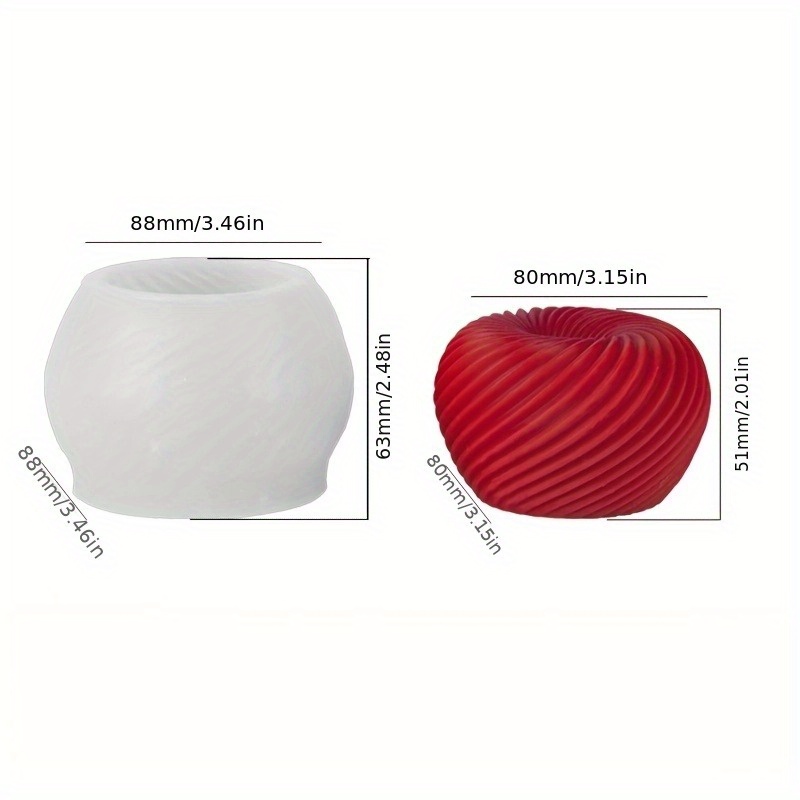 A trendy red apple silicone mo - огляд і ціна Candle Making Design