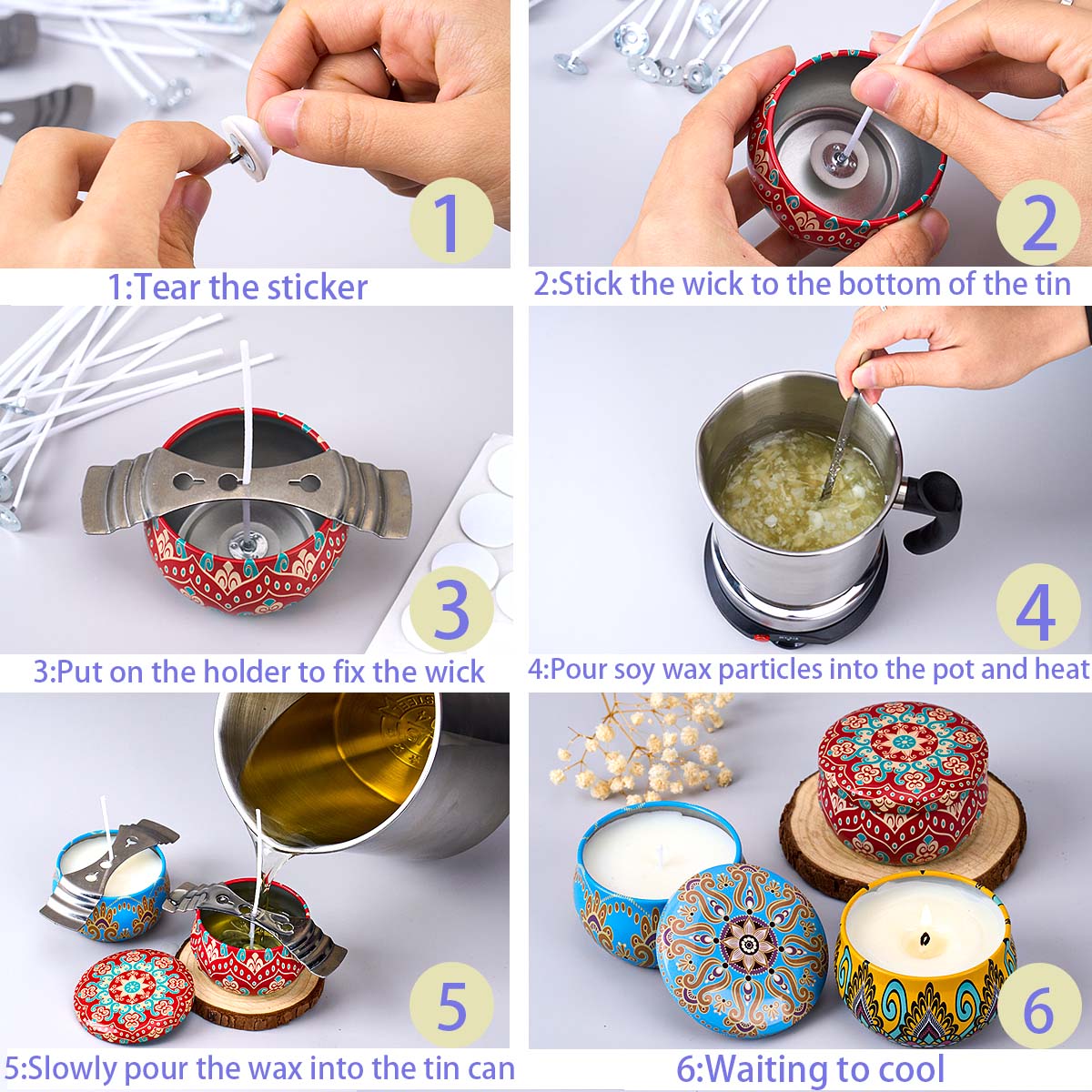 DIY Scented Candle Making Tool - огляд і ціна Candle Making At Home