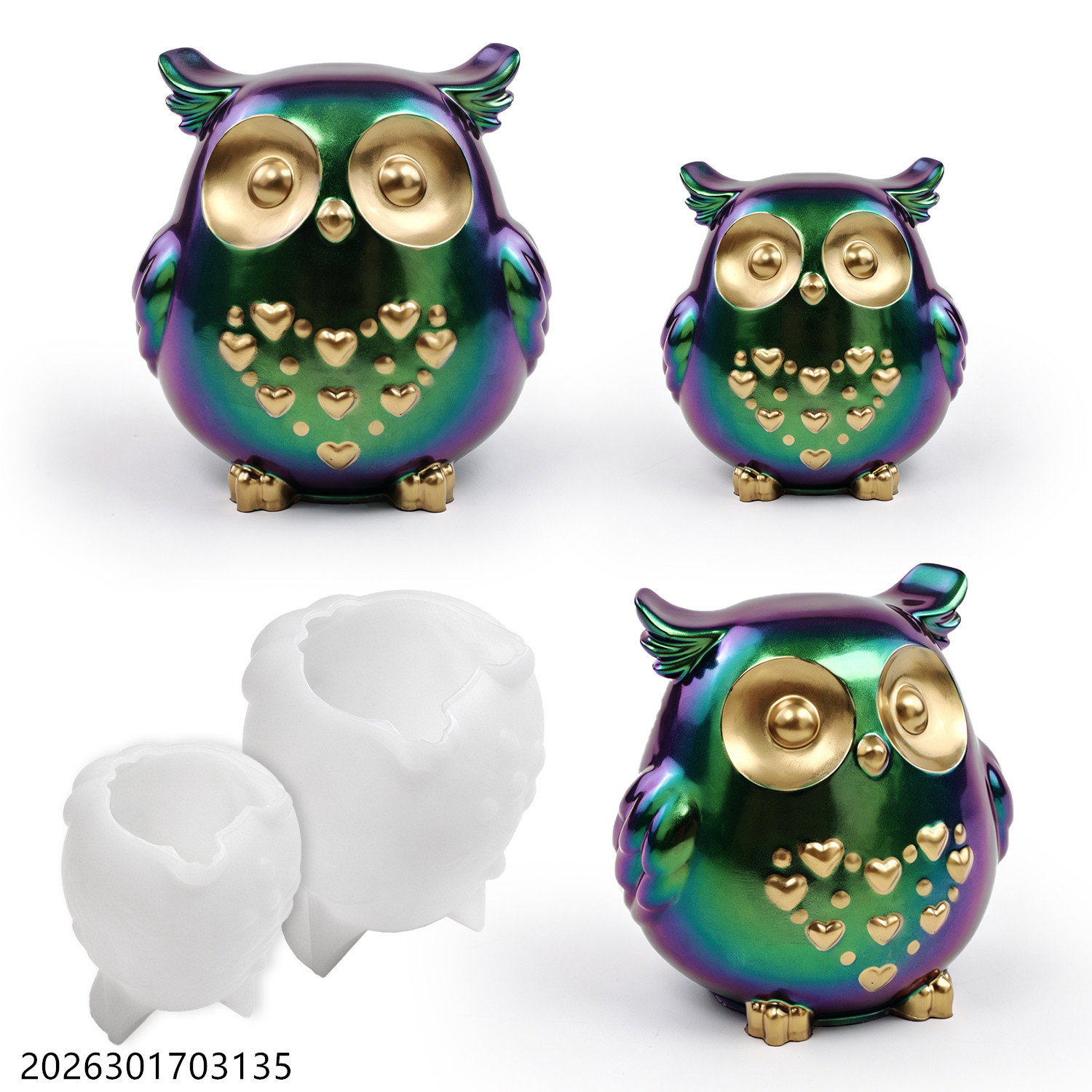 Owl Silicone Mold 3D Bird Shap - огляд і ціна Candle Making Class