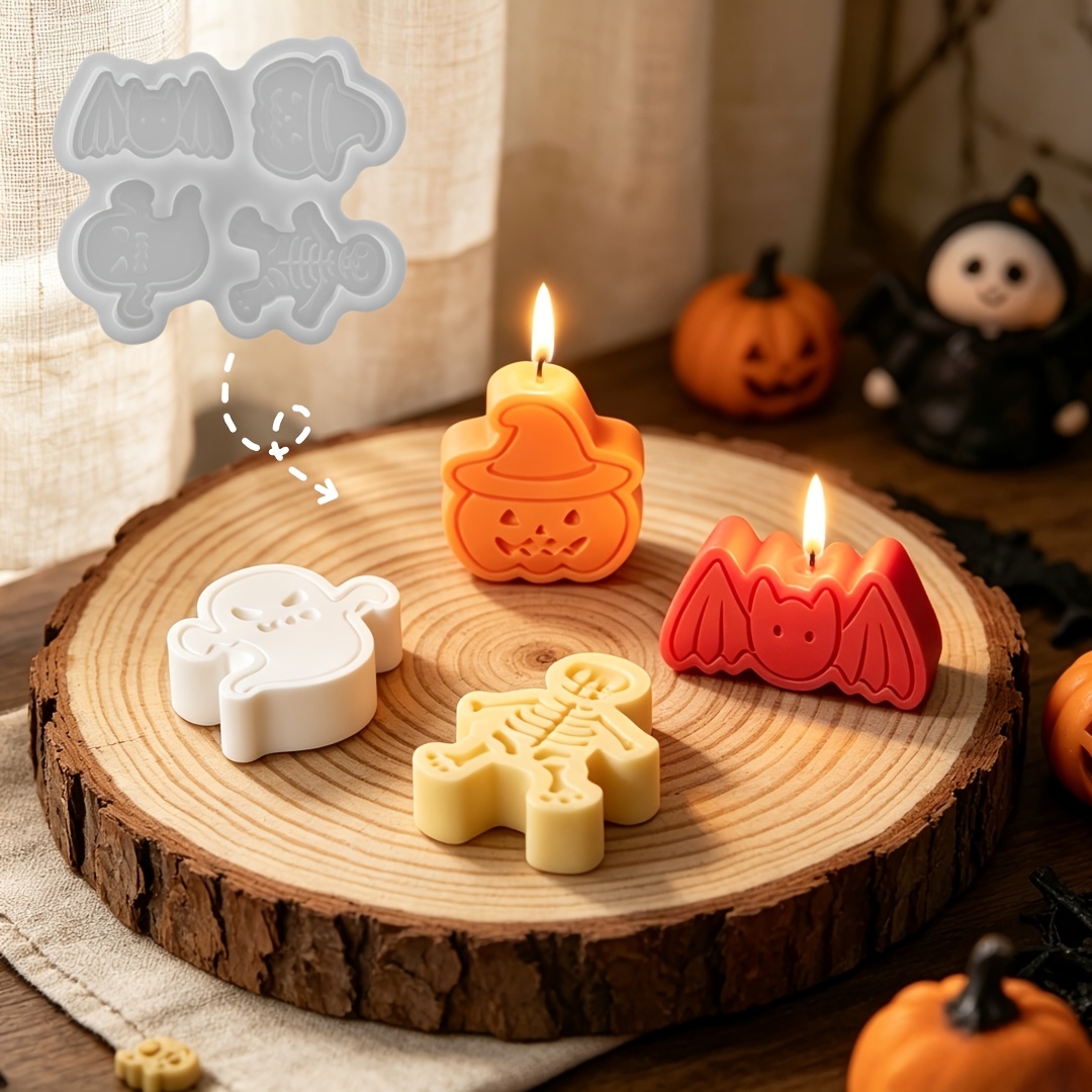 4-cavity silicone resin mold s - огляд і ціна Candle Making Design