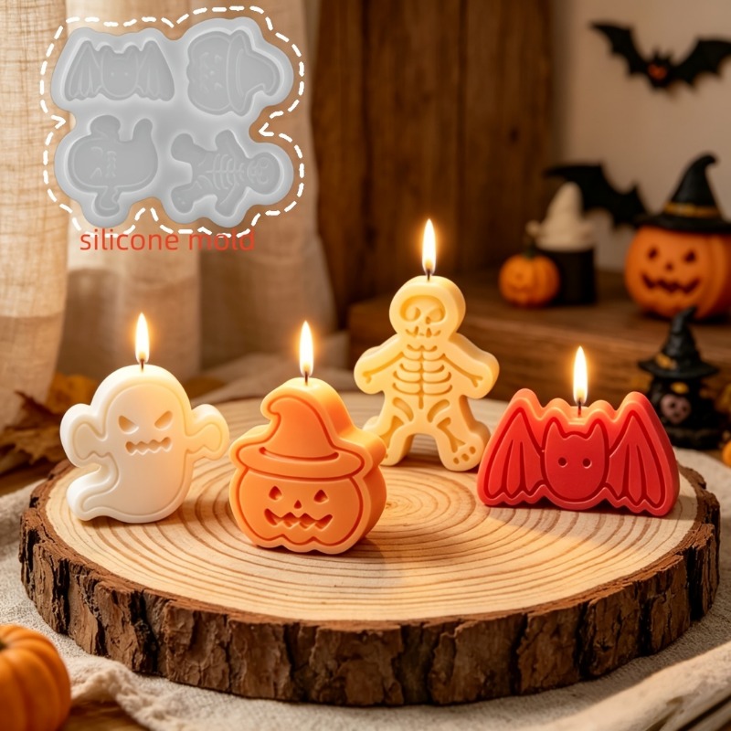 4-cavity silicone resin mold s - огляд і ціна Candle Making Design