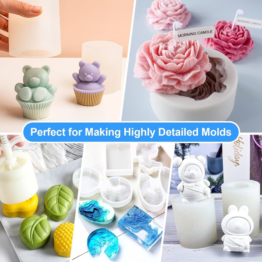 Silicone Mold Making Kit, 38.8 - огляд і ціна Candle Making At Home