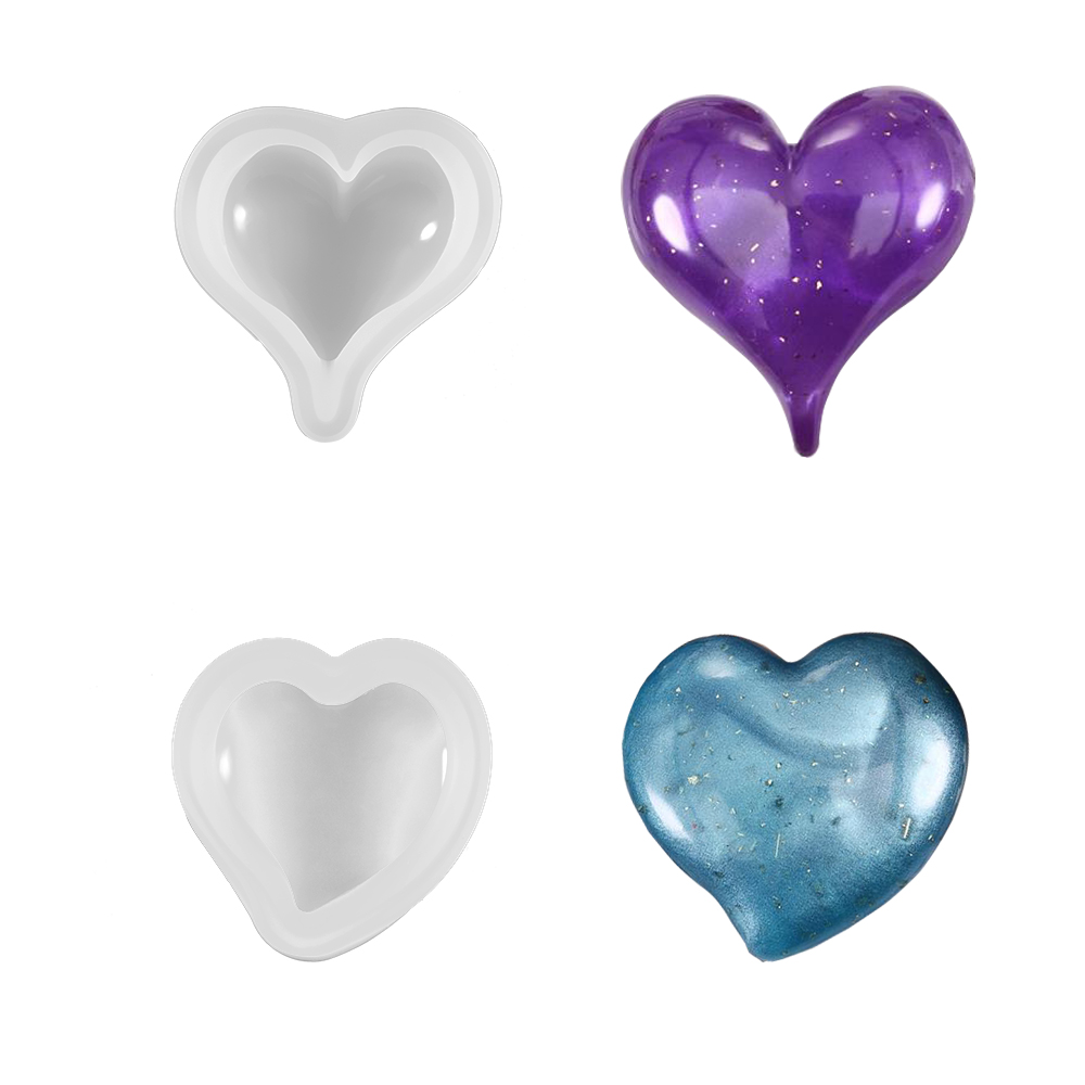 1PCS 3D Heart Shape Silicone M - огляд і ціна Candle Making At Home